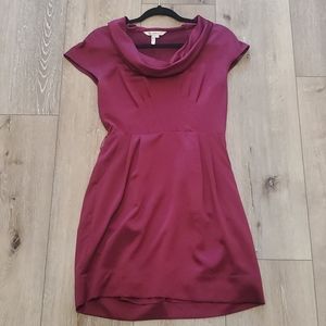 BCBG Silky Maroon Dress